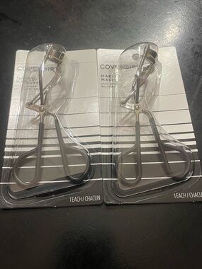 Two COVERGIRL Eyelash Curlers in Black and Silver